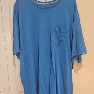Tommy 3XLB Bahama Ocean Blue Short Sleeve Tee